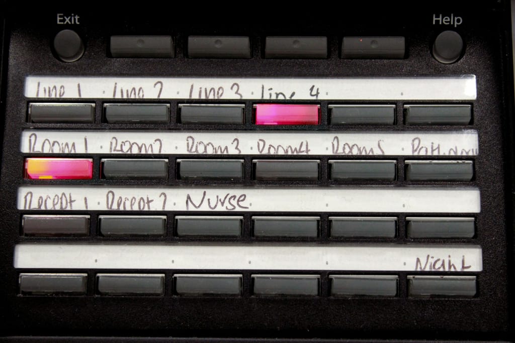 Modern consumer unit with labelled circuit breakers